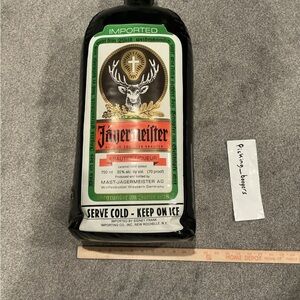 Vintage Jägermeister Promotional Display Blow up Inflatable Bottle